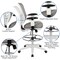 Emma and Oliver Mid-Back Mesh Adjustable Ergonomic Drafting Chair, Task Chair